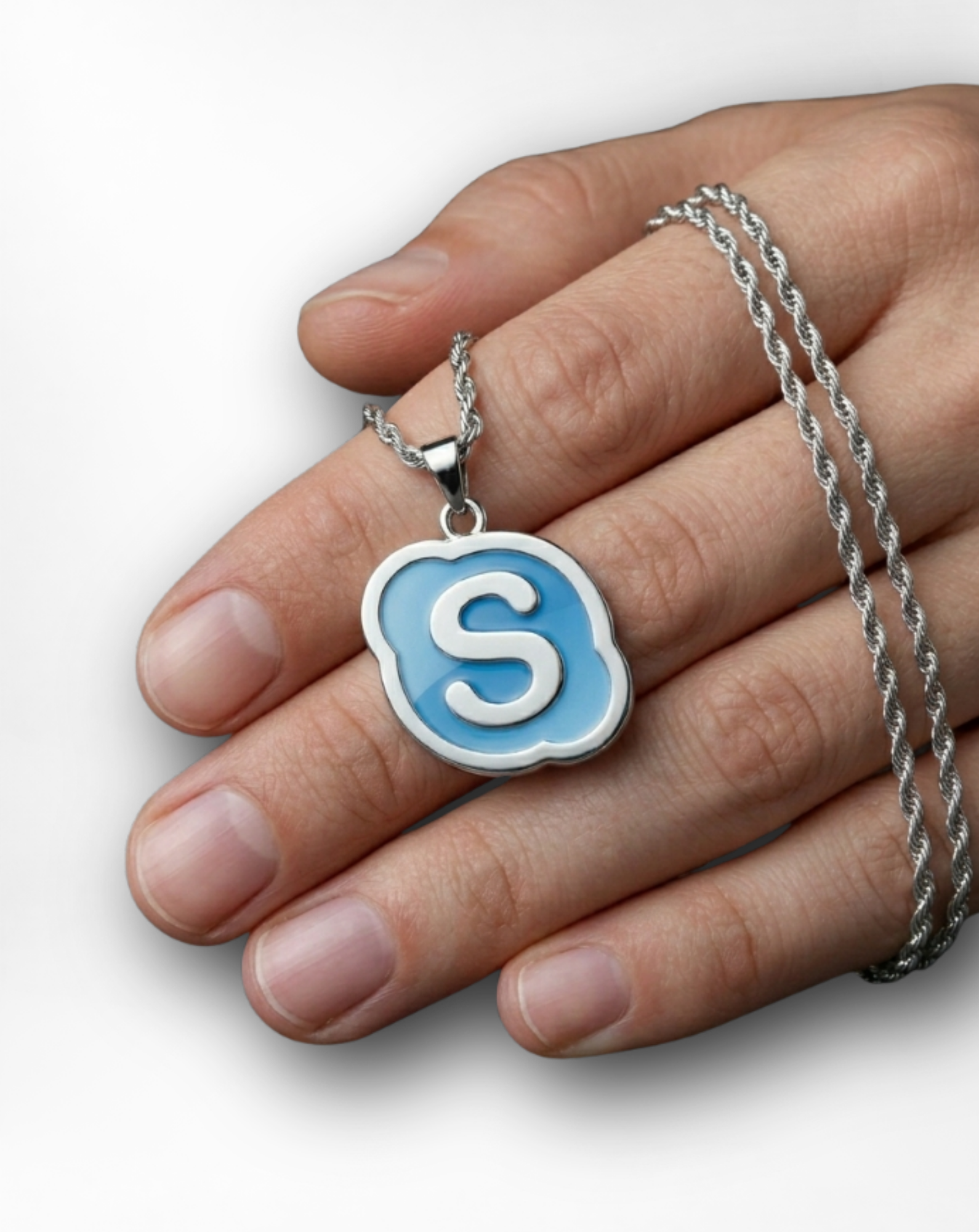 Skype Necklace hover