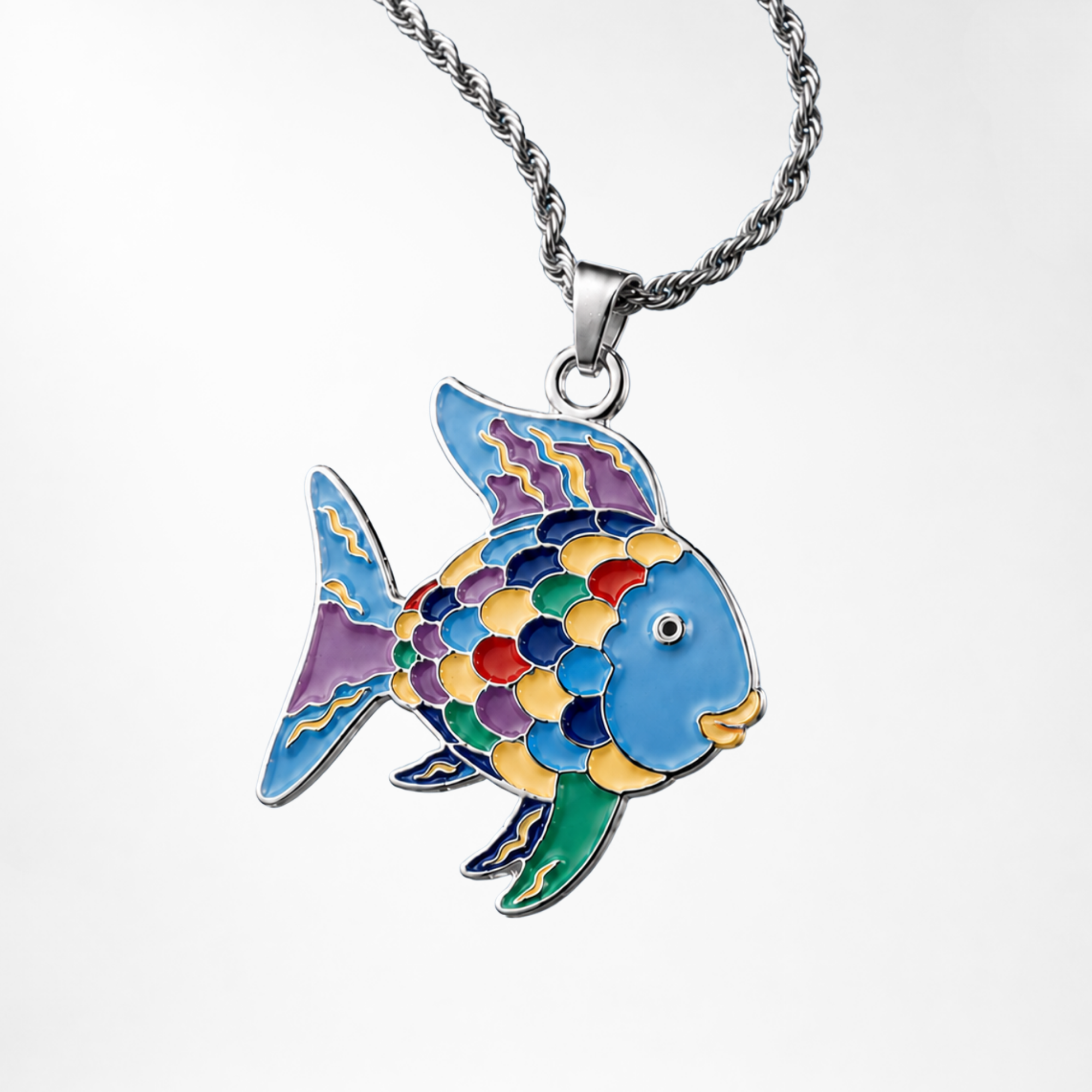 Rainbow Fish Necklace