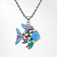 Rainbow Fish Necklace