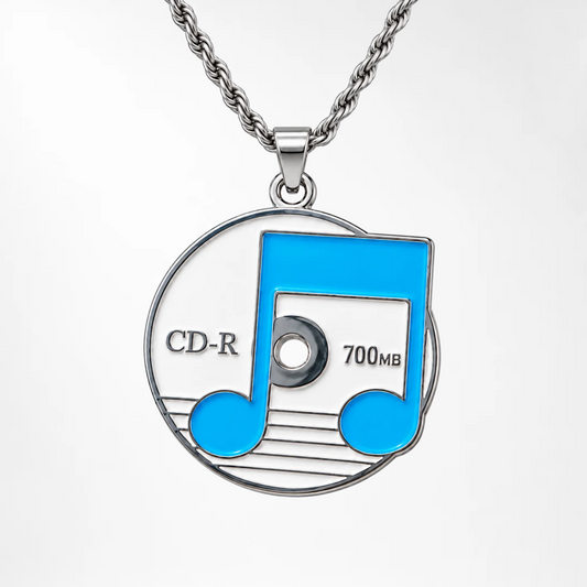 CD Music Necklace