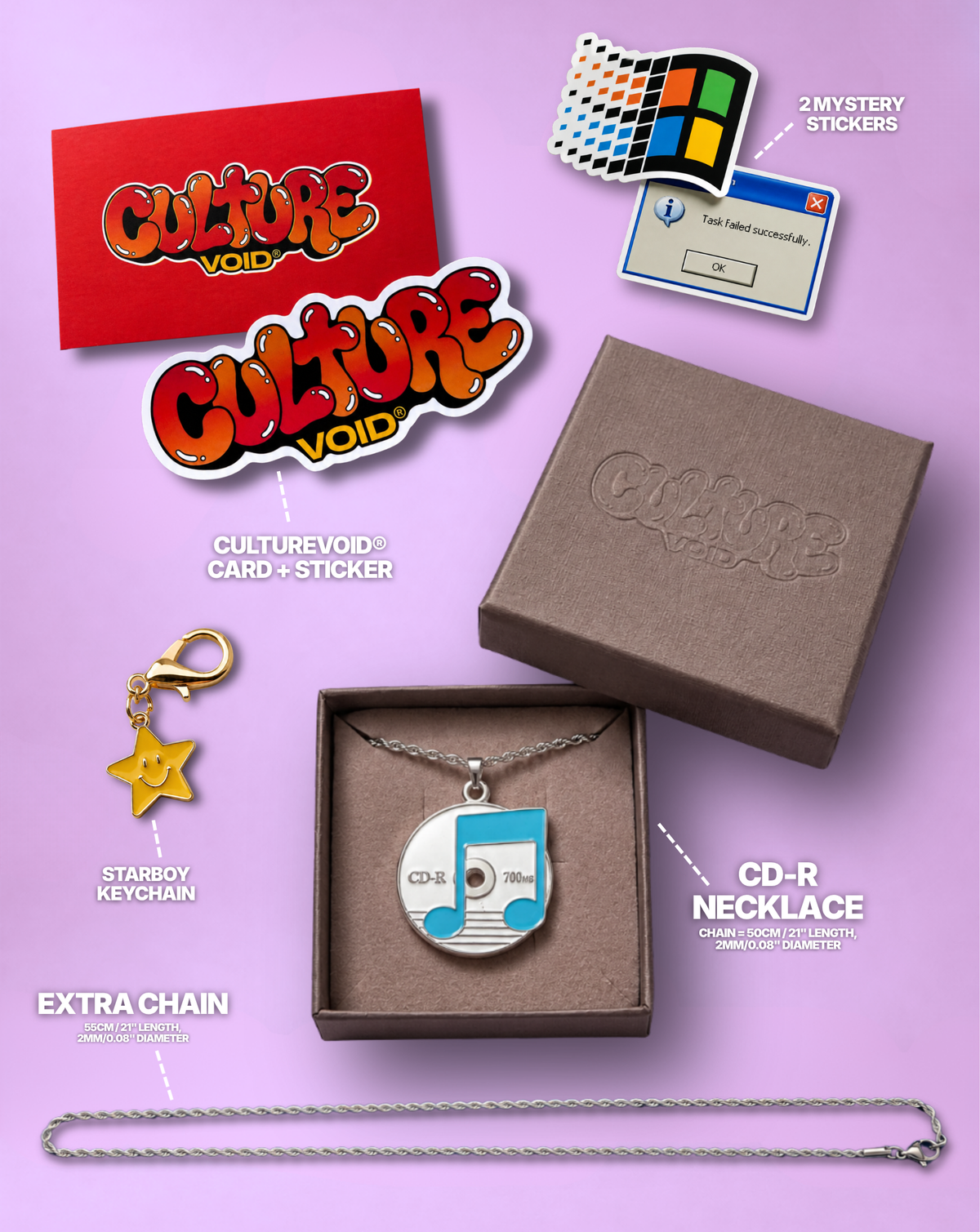 CD-R Music Necklace