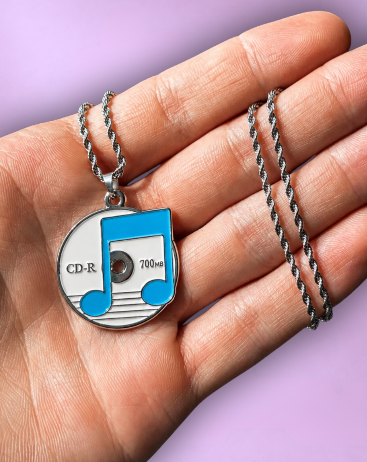 CD-R Music Necklace
