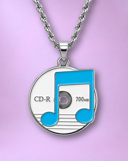 Cd-Music Necklace