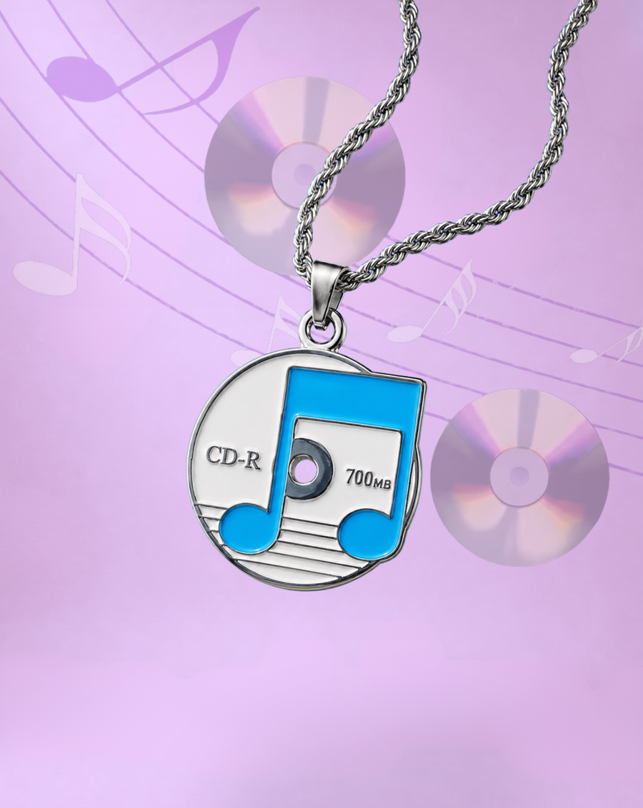 CD-R Music Necklace