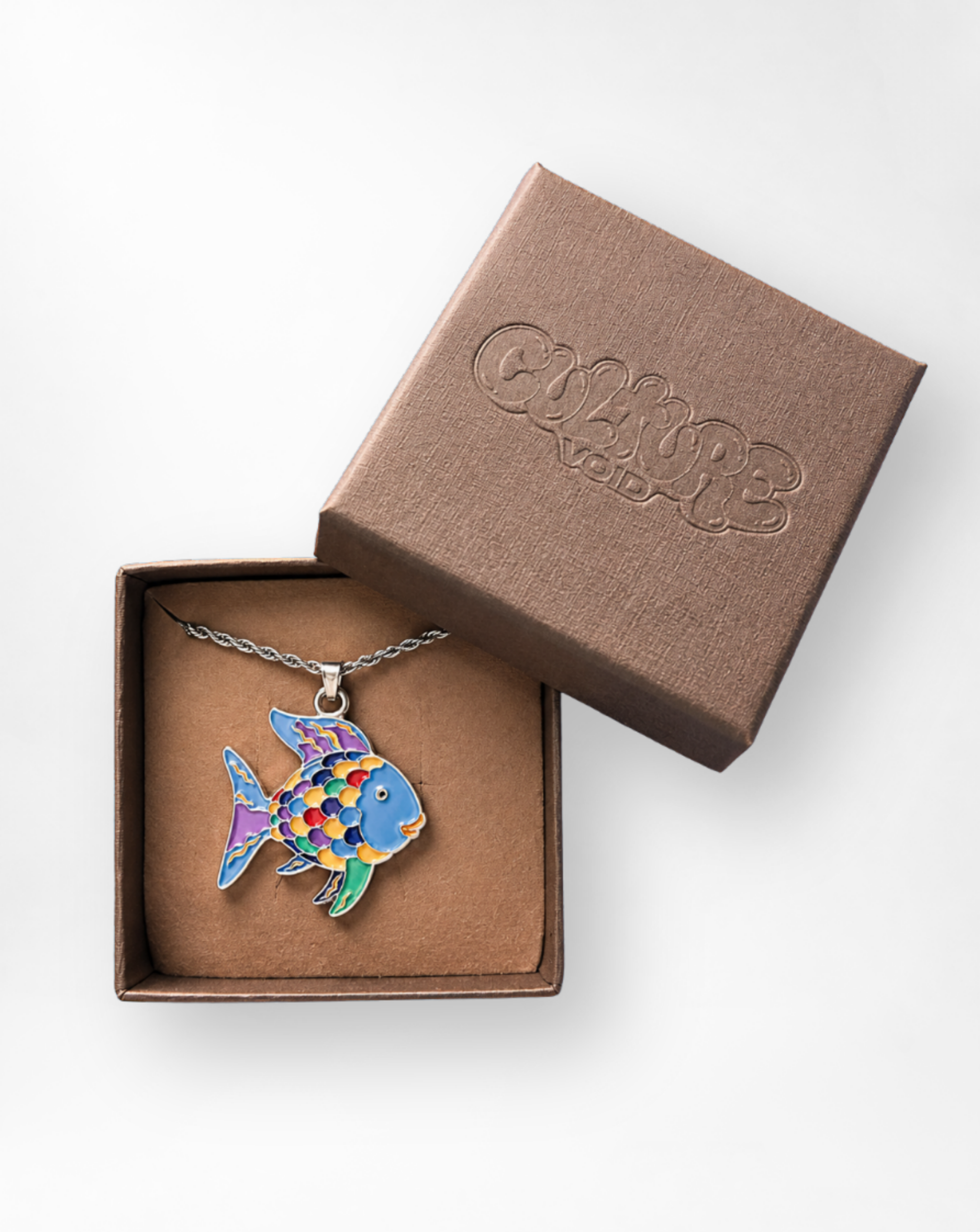 Rainbow Fish Necklace hover
