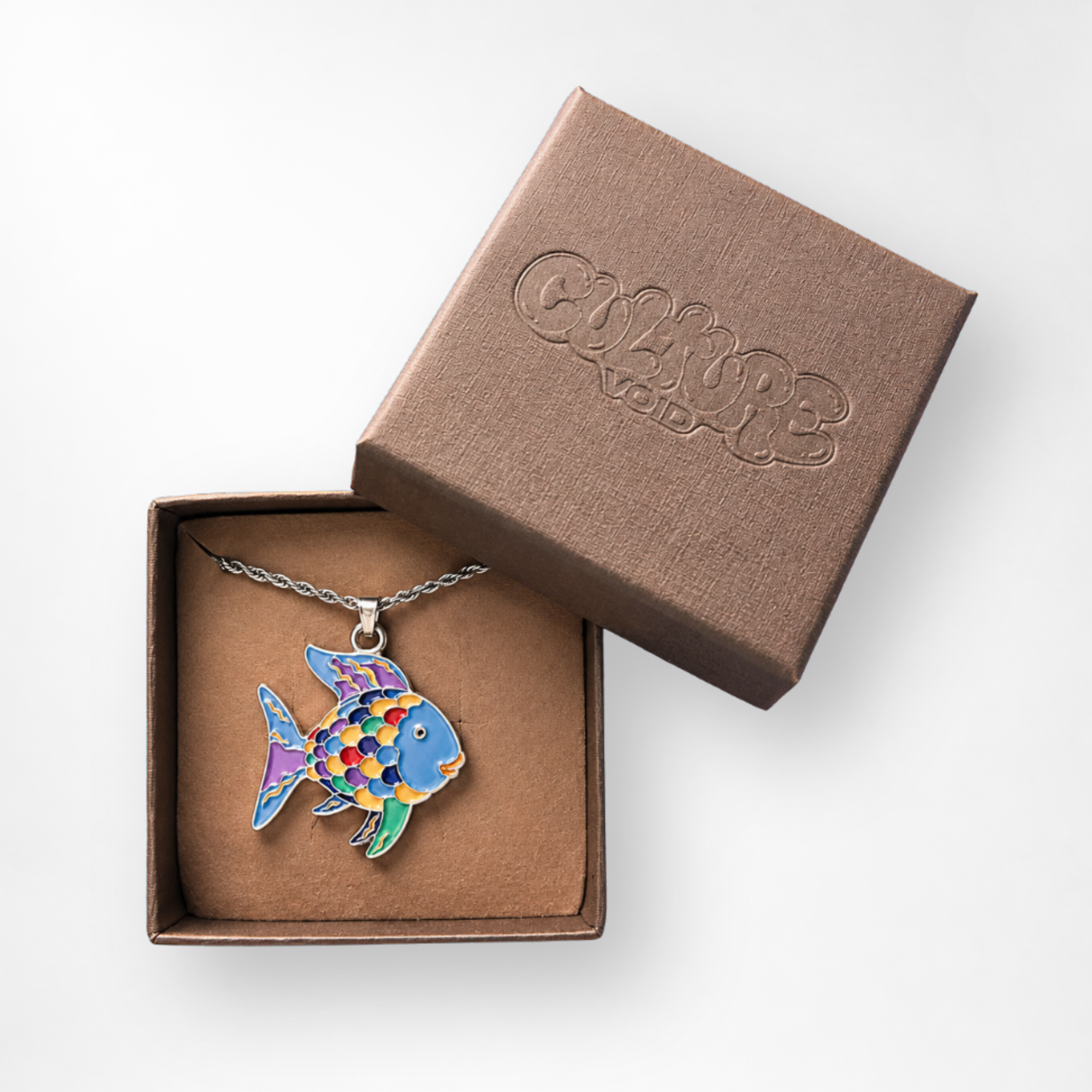 Rainbow Fish Necklace hover